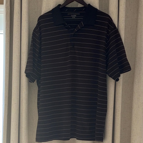 Greg Norman Collection Other - Greg Norman Collection Dark Polo with Subtle Stripes